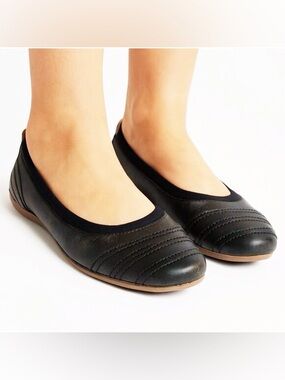 {Timberland Earthkeepers} Ellsworth Stitched Leather Ballerina Flats